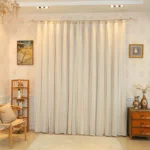 Double-layer Fabric Integrated Blackout Curtains For Bedroom And Living Room