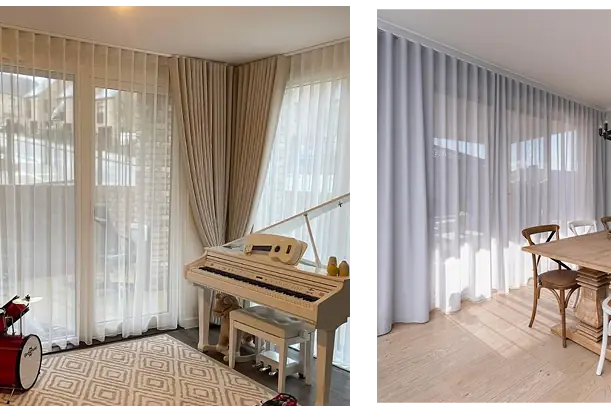 luxury room curtains