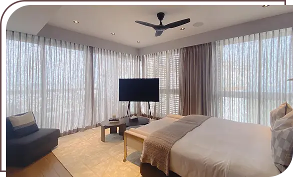 luxury sheer curtains